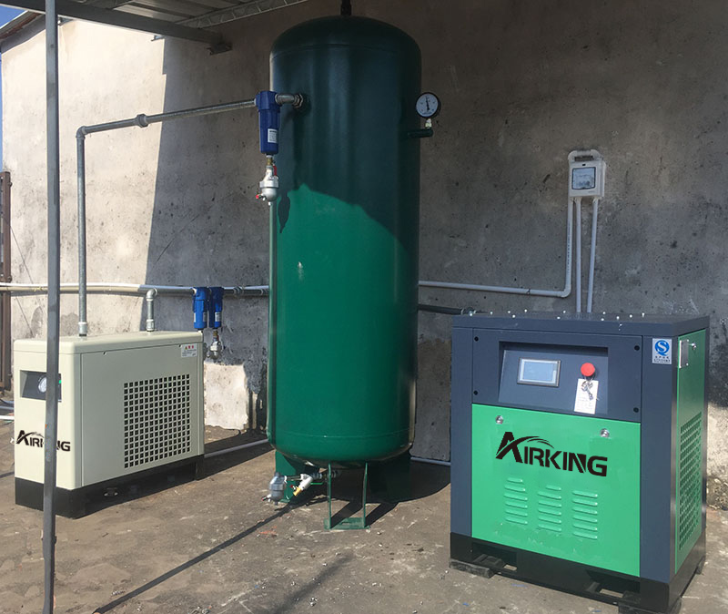 Compresor de aire sin aceite 7.5KW 10HP Compresor de aire 220v Compresor portátil pequeño Australia
