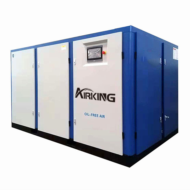 Producto vendedor caliente 40 bar 45kw compresor de aire de tornillo lubricado con agua sin aceite