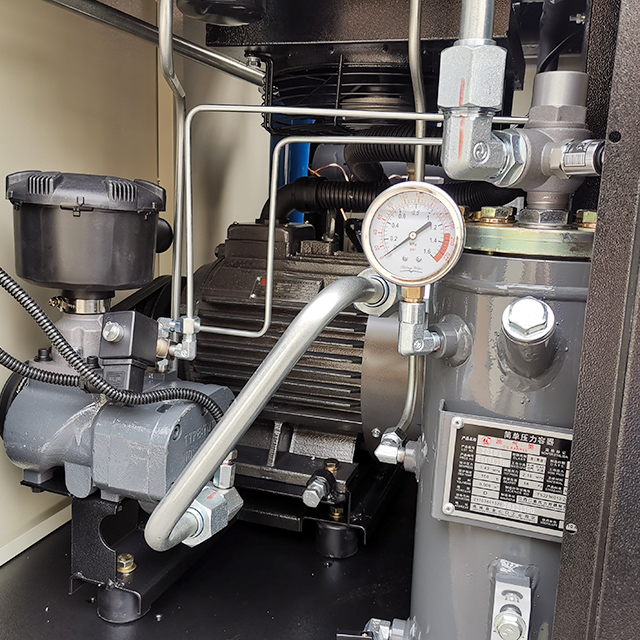 Compresor de aire de tornillo rotativo con inyección de aceite de 10HP
