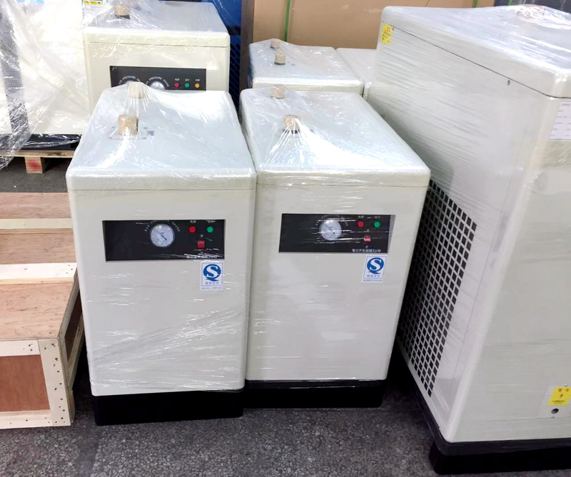 Intercambiador de calor de 55 kw Compresor de tornillo integral Secador incorporado