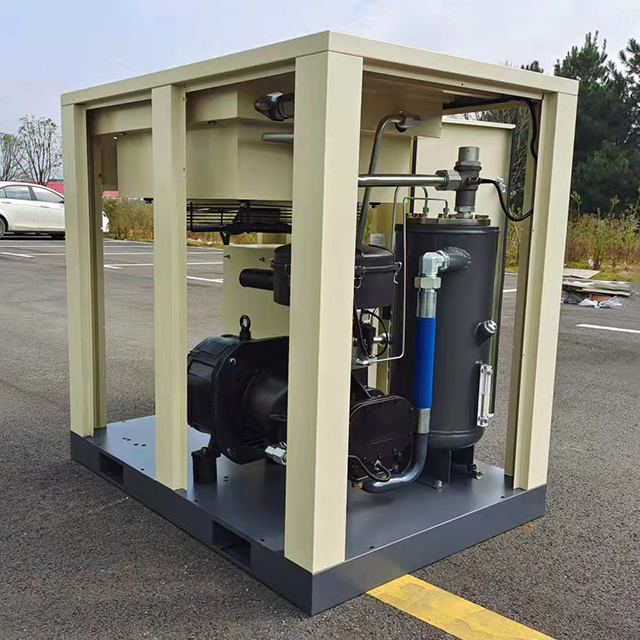 30HP 22KW 380V 50HZ 3PH Motor de imán permanente Velocidad variable PM VSD Compresor de aire de tornillo 