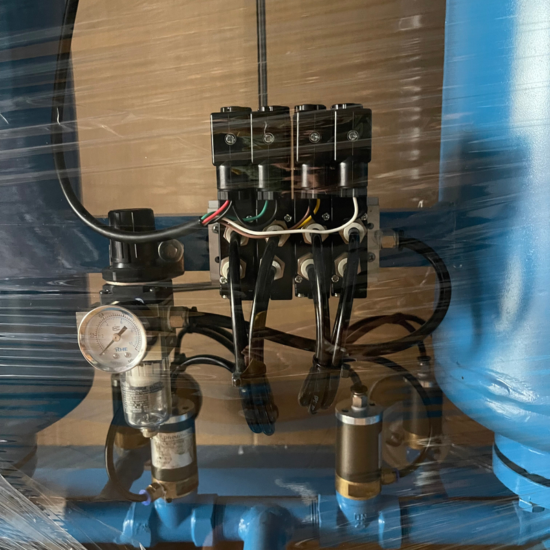 Intercambiador de calor de 90kw Compresor de tornillo integral Secador incorporado
