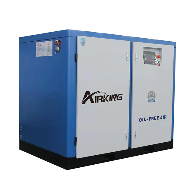 Compresor de aire lubricado con agua sin aceite de 40 bar y 45 kw