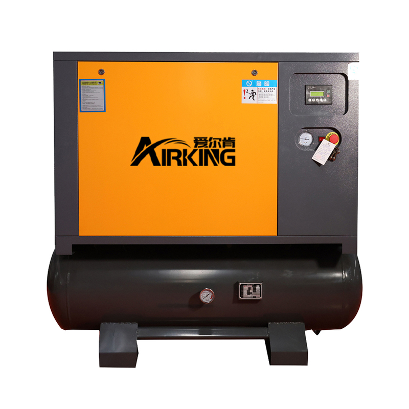 Compresor de aire de tornillo 10HP 8Bar AIRKING 3 en 1 secador incorporado con tanque receptor de aire