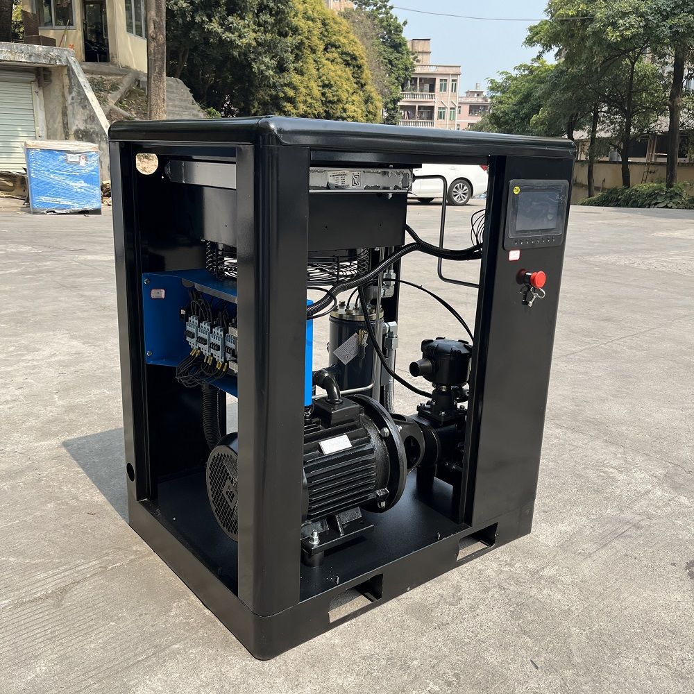 Máquina de aire de aire de aire de doble voltaje conducido directo de 10HP/440V 60Hz 60Hz