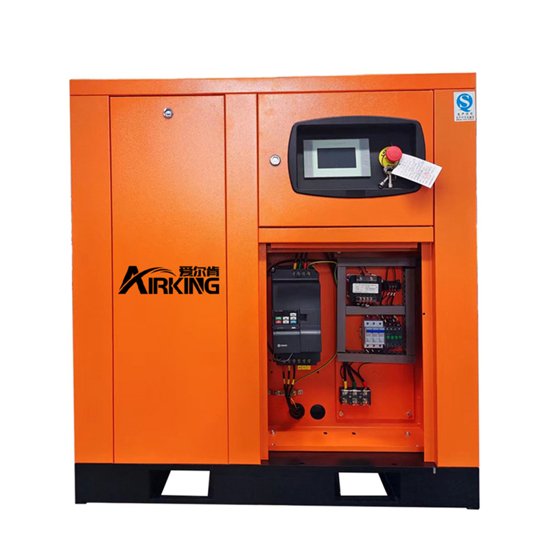 22KW 220V 415V 50HZ 60HZ 3PH Velocidad fija más velocidad variable Compresor de aire rotativo VFD de dos métodos 