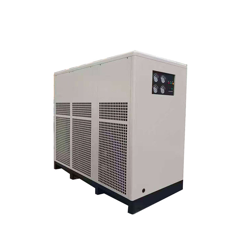 Intercambiador de calor de 55 kw Compresor de tornillo integral Secador incorporado