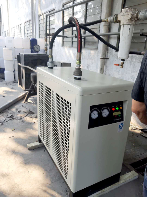 Secador incorporado de compresor de tornillo integral integrado de 90kw