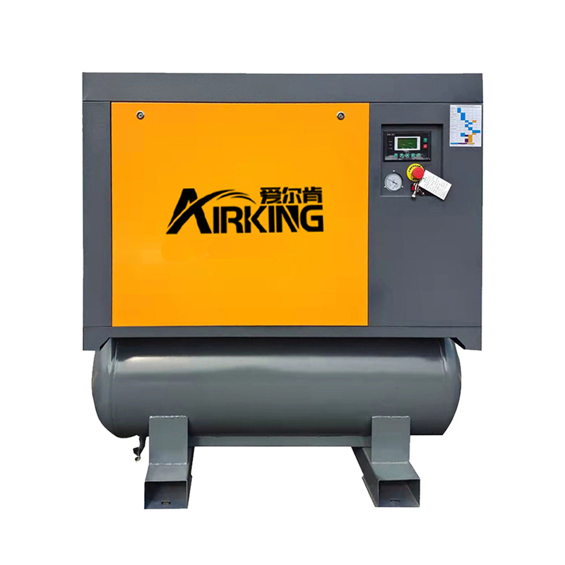 Compresor de aire de tornillo integrado de velocidad fija AIRKING 20HP 8bar 