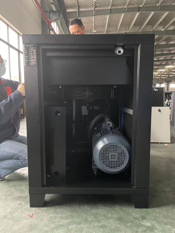 Proveedor chino 15kW Voltaje Dual Voltaje 220V/440V Tornillo de velocidad fija Compresor de aire